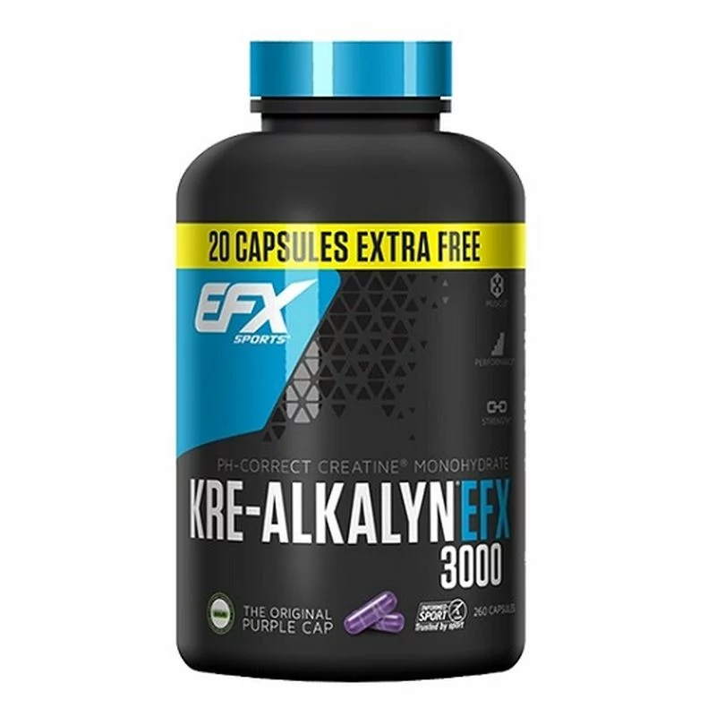EFX Kre-Alkalyn 3000 - 260 Kapsel EFX Kre-Alkalyn 3000 - 260 Kapsel