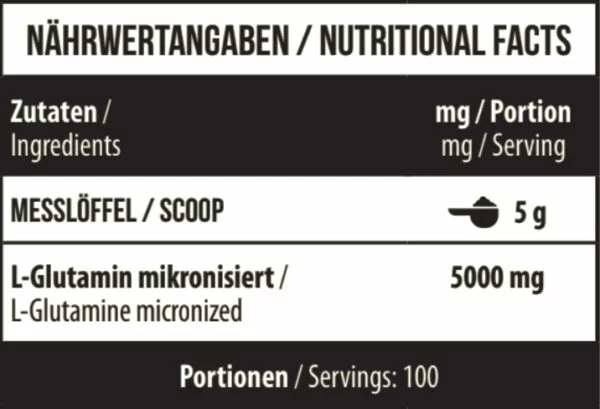 MST - Glutamine 500g – Bild 2