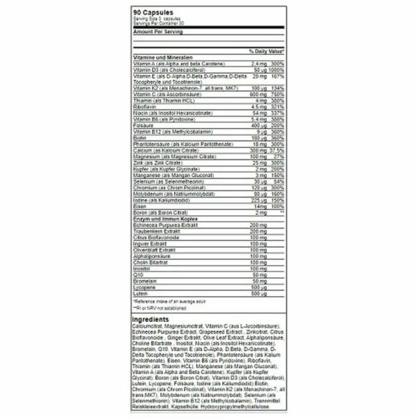 GN Vitamins Sport Complex - 90 Kapsel – Bild 2