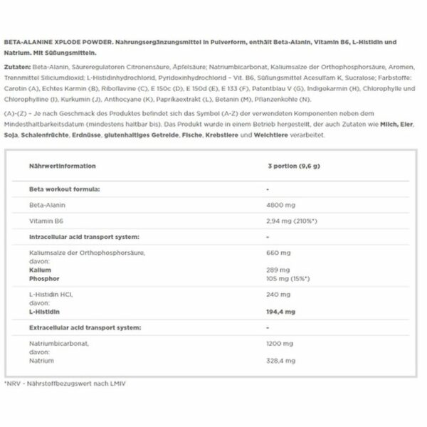 Olimp Beta-Alanine Xplode Powder 250g