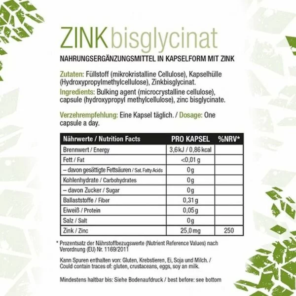 Sinob Zink Chelapro 60 Kapseln – Bild 2