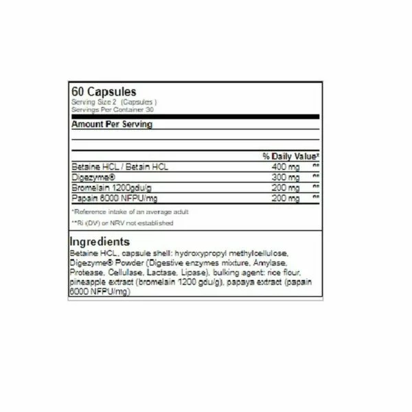 GN Digestive Enzymes 60 Kapsel – Bild 2