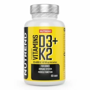 Nutrend Vitamin D3 + K2 4000 IU /60 ug- 90 Caps