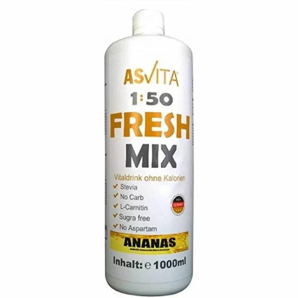 ASVita Fresh Mix Mineralgetränk - 1L Schw. Johannisbeere