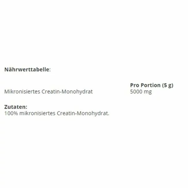 Applied Nutrition Creatine Monohydrat 250g – Bild 2