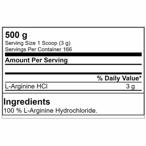 GN Arginine HCL Nano Pure 500g – Bild 2