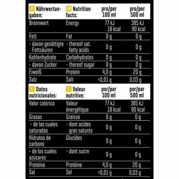 Body Attack Clear Iso Whey Drink 12 x 500ml – Bild 2