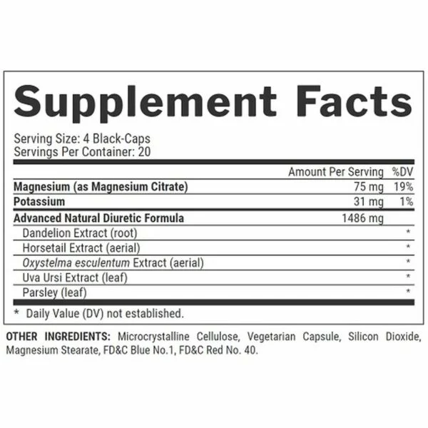 Nutrex Lipo 6 Black DIURETIC 80 Kapseln – Bild 2