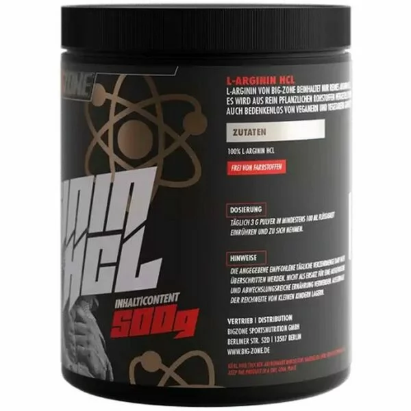 Big Zone Arginine HCl 500g – Bild 2