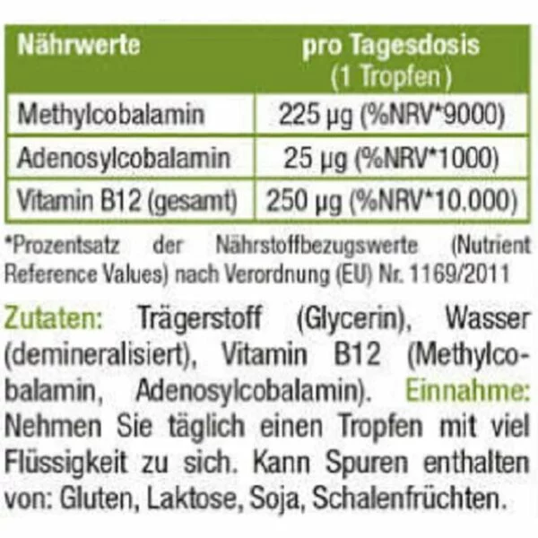 Sinob Vitamin B12 Tropfen 10ml – Bild 2