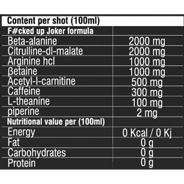 Swedish Supplements Fucked Up Headshot 16x100ml – Bild 2