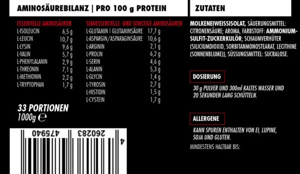 Big Zone Clear Whey Protein Juice 1000g Beutel