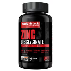 Body Attack Zink Bisglycinate 90 Kapseln