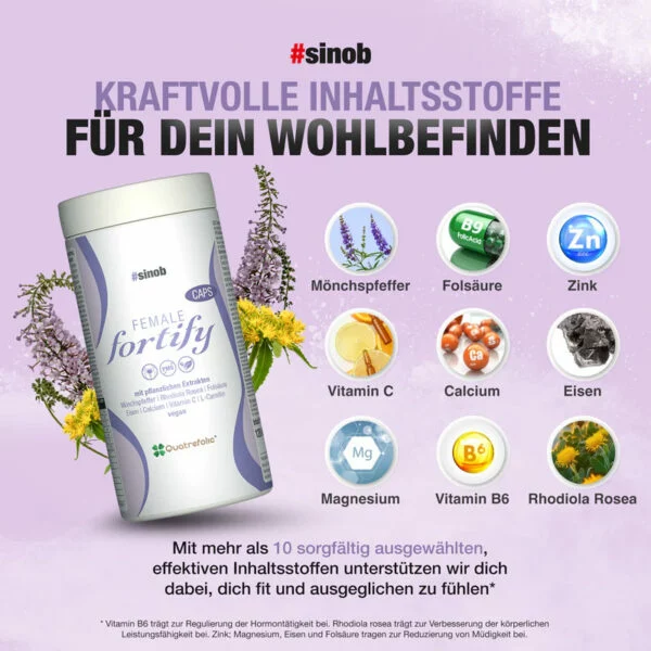 Sinob Female Fortify - 120 Kapseln – Bild 4