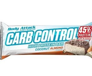 Body Attack Carb Control - Proteinriegel 100g (15 Riegel) OHNE UMVERPACKUNG