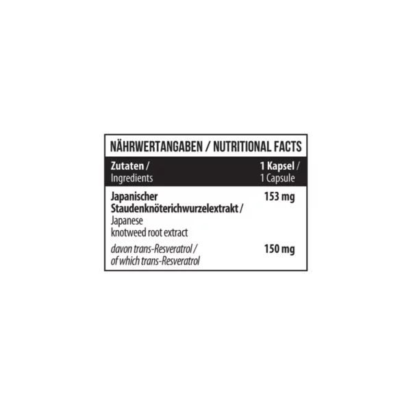 MST - Resveratrol 150mg 60 Kapseln