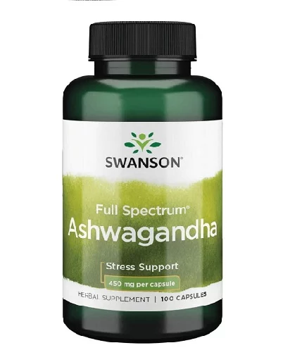 Swanson Ashwagandha 450mg - 100 Kapseln Swanson Ashwagandha 450mg - 100 Kapseln