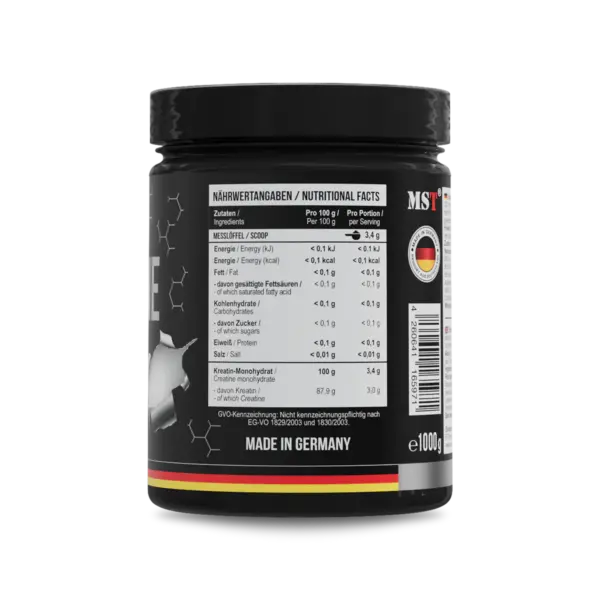 MST - Creatin Monohydrate 1000g