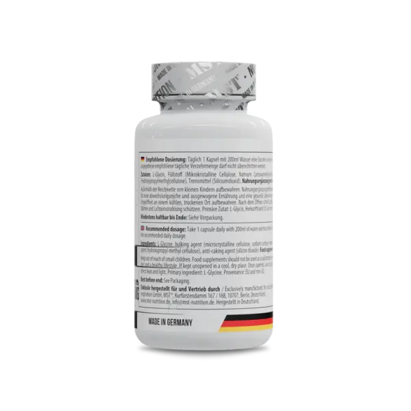 MST - Glycine 1000mg 60 Kapseln – Bild 2