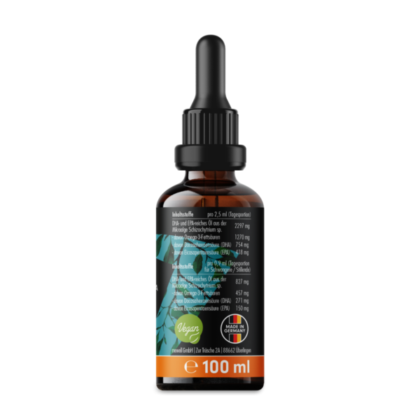 ProFuel Omega 3 Algenöl Tropfen 100ml – Bild 2