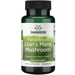 Swanson-Full-Spectrum-Lions-Mane-Mushroom-500mg-60-Kapseln