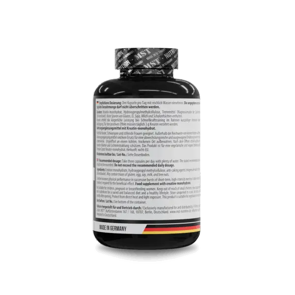 MST - Creatine Monohydrate - 300 Kapseln – Bild 2