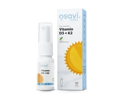 Osavi Vitamin D3 + K2 Oral Spray Pepermint - 25ml Osavi Vitamin D3 + K2 Oral Spray Pepermint - 25ml