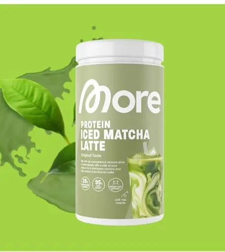 More Nutrition Protein Iced MATCHA LATTE 500g Dose More Nutrition Protein Iced MATCHA LATTE 500g Dose