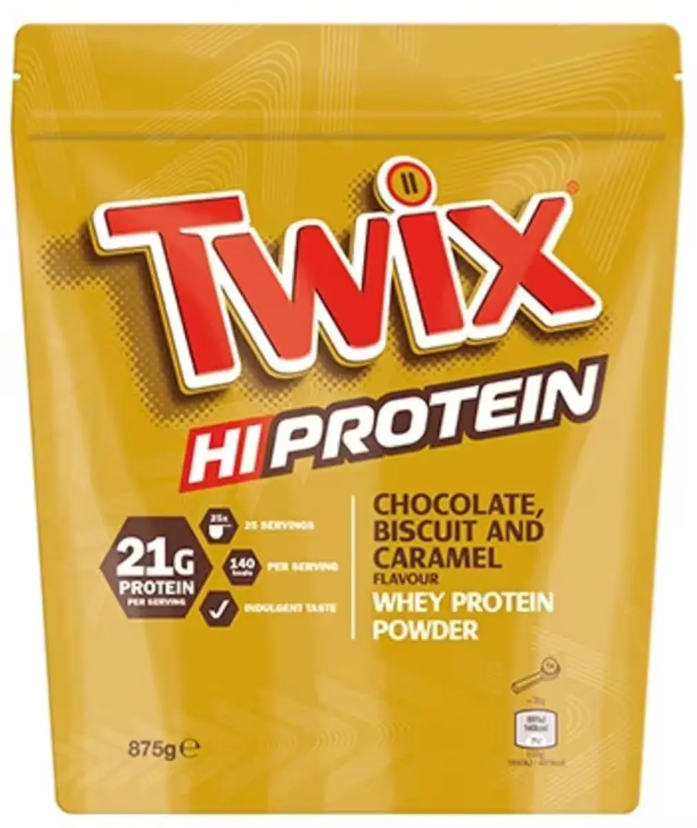 Twix Protein Powder 875g/455g - Chocolate, Biscuit & Caramel Twix Protein Powder 875g/455g - Chocolate, Biscuit & Caramel