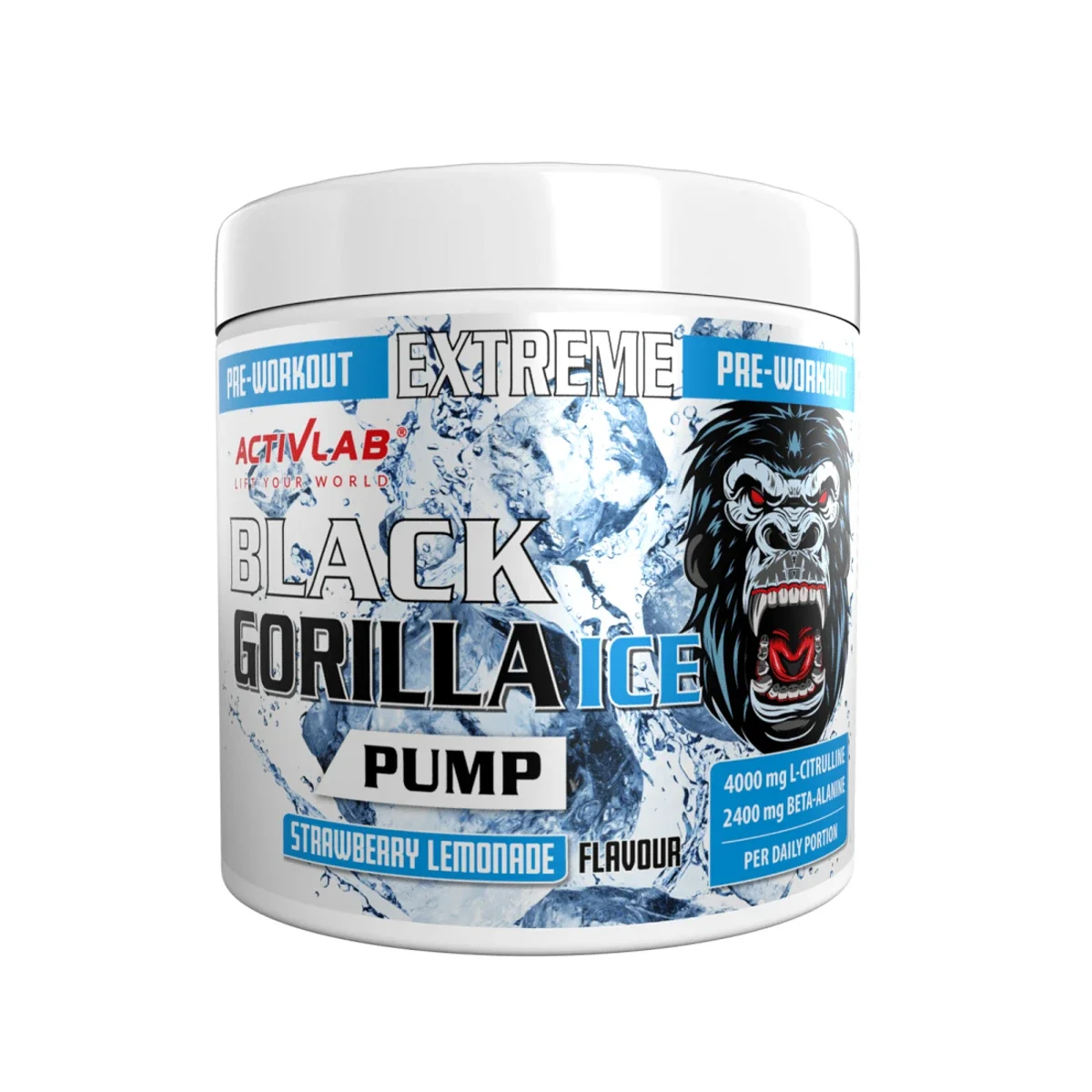 Activlab Black Gorilla Ice Pump Pre-Workout 300g Activlab Black Gorilla Ice Pump Pre-Workout 300g